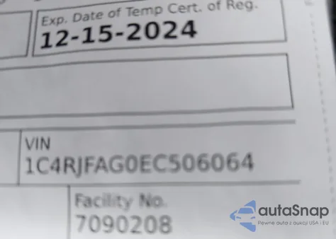 2014 Jeep Grand Cherokee Altitude из США, поврежденный, VIN 1C4RJFAG0EC506064